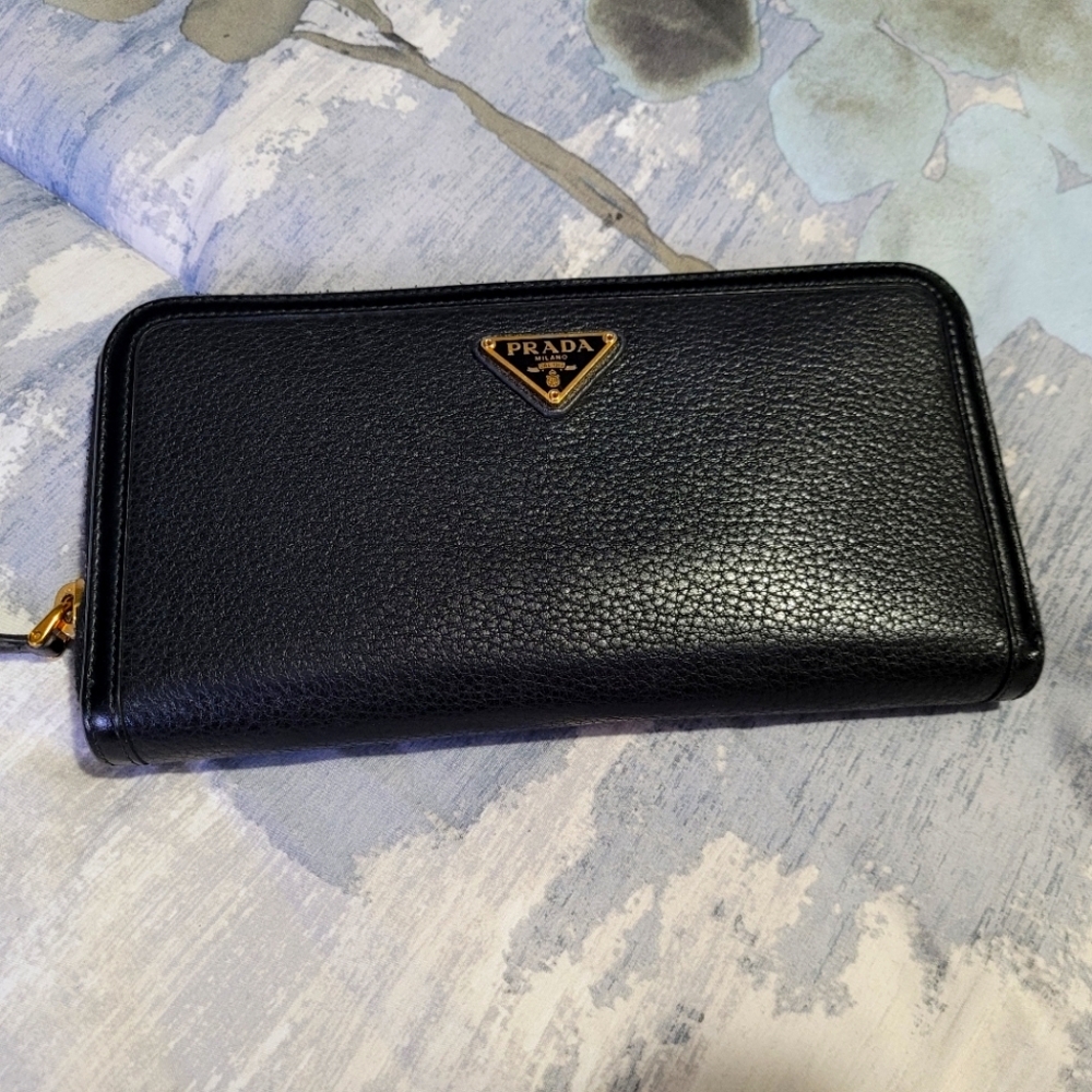 Prada zippered wallet